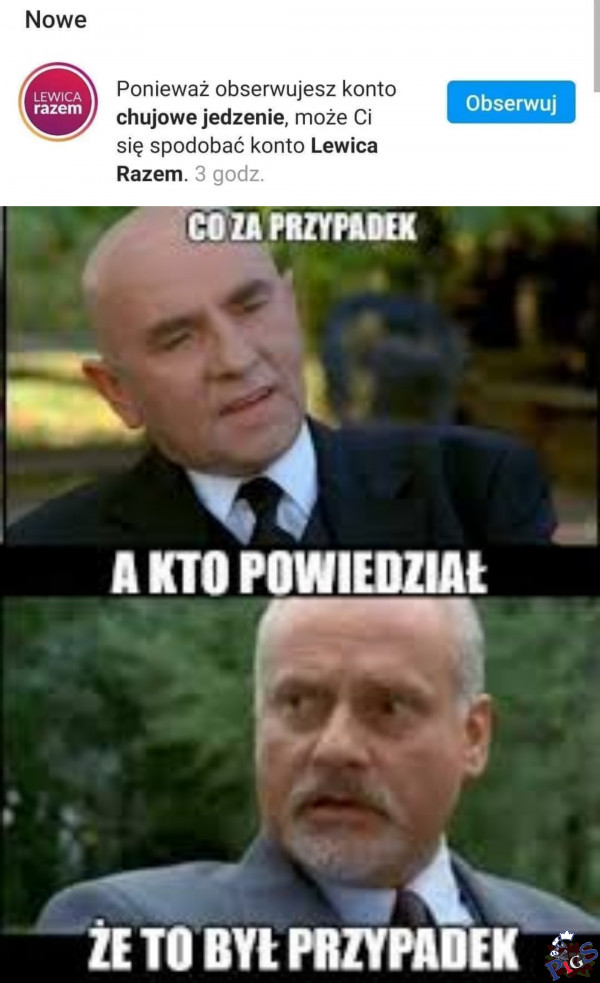 Co za przypadek