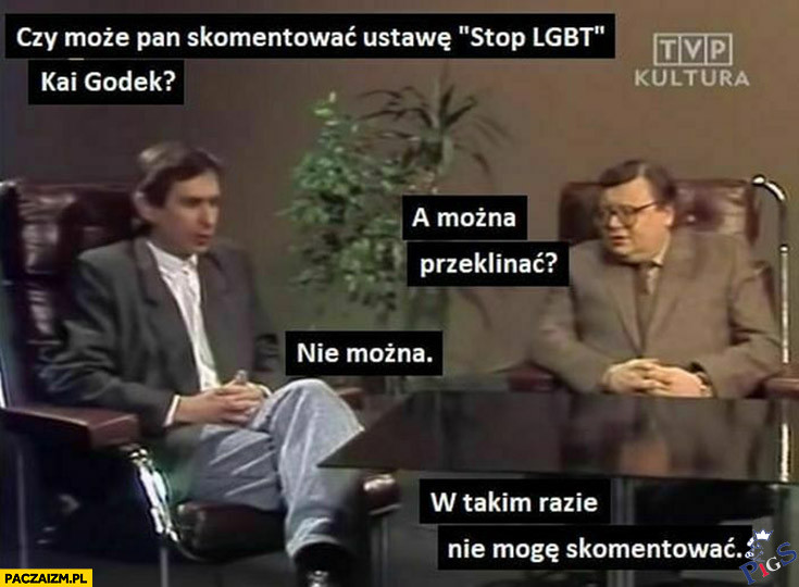Czy może pan skomentować ustawę Kaji Godek?