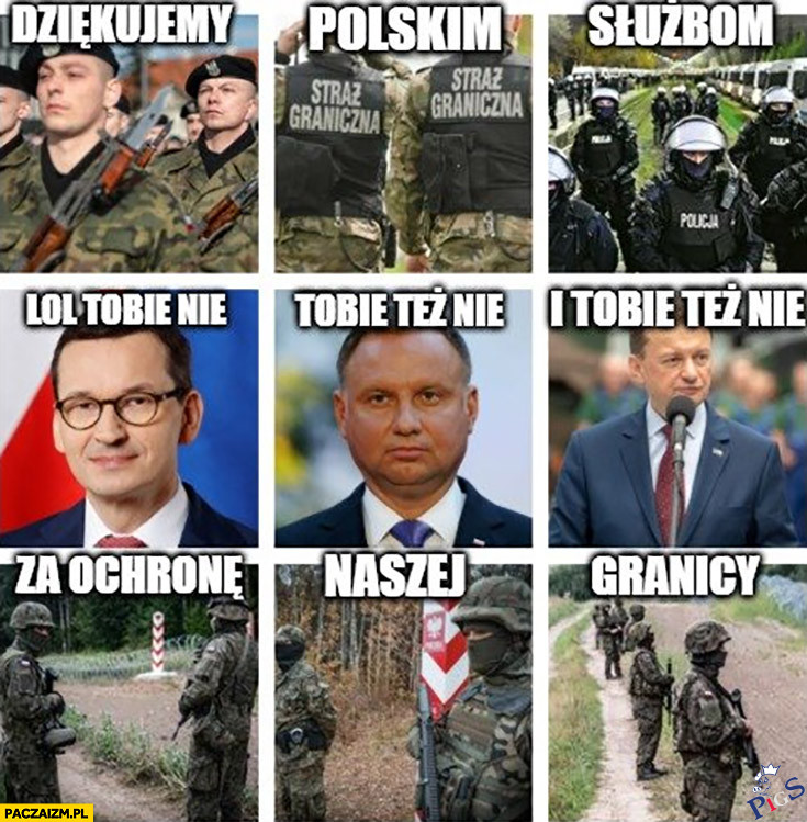 Dziękujemy polskim służbom
