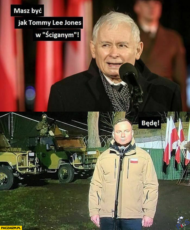 Jak Tommy Lee Jones w Ściganym