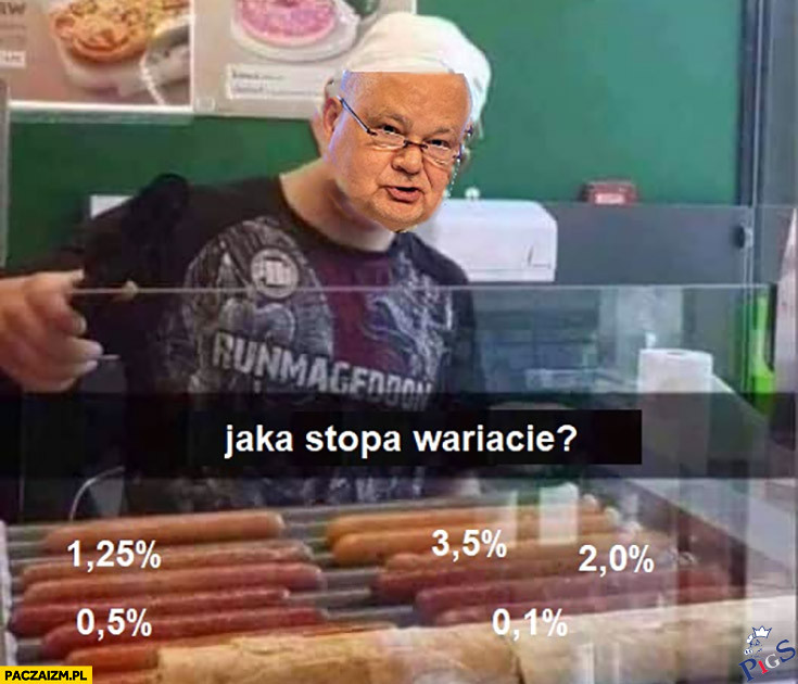 Jaka stopa wariacie?