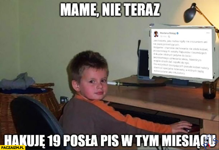 Mame, nie teraz