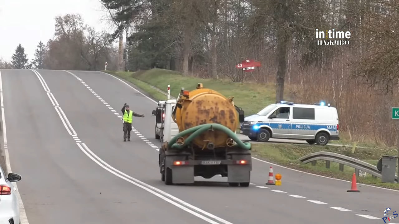 Wóz TVP zmierza na granicę z Białorusią