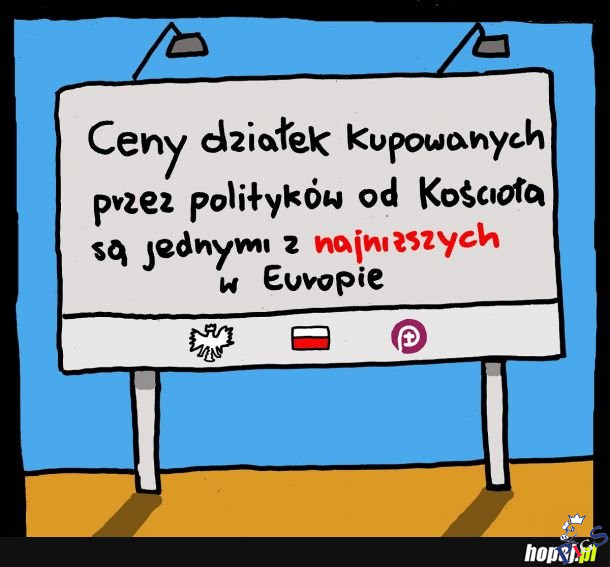 Ceny działek kupowanych przez polityków