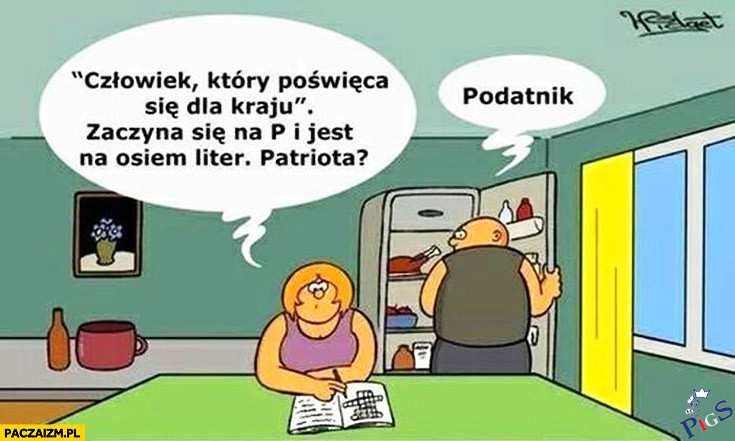 Człowiek, który poświęca się dla kraju