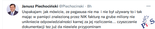 Janusz Piechociński raz na 2137 tweetów zapostował coś sensownego