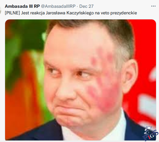 Jest reakcja Jarosława Kaczyńskiego na weto prezydenckie