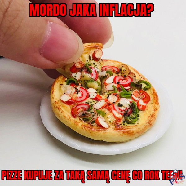 Pizzę kupuję za tę samą cenę