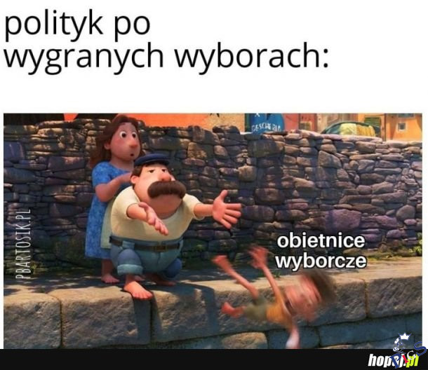 Polityk po wygranych wyborach
