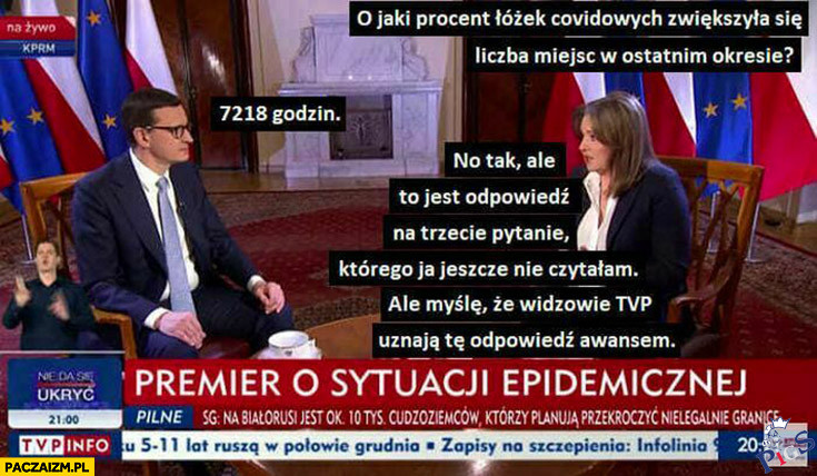 Premier o sytuacji pandemicznej