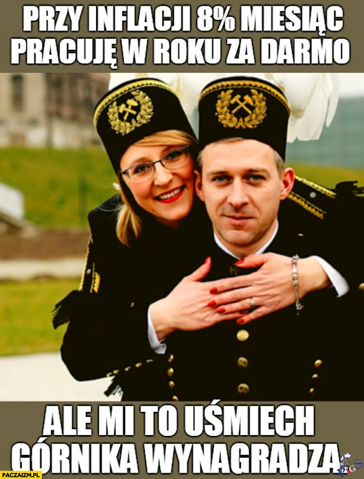 Uśmiech górnika wszystko wynagrodzi
