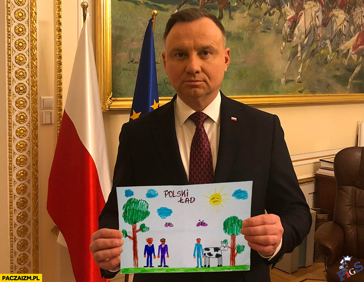Andrzej Duda sam rysował