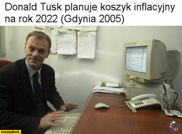 Donald Tusk planuje koszyk inflacyjny na rok 2022