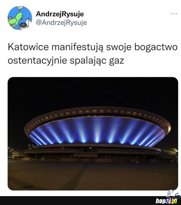 Katowice nocą