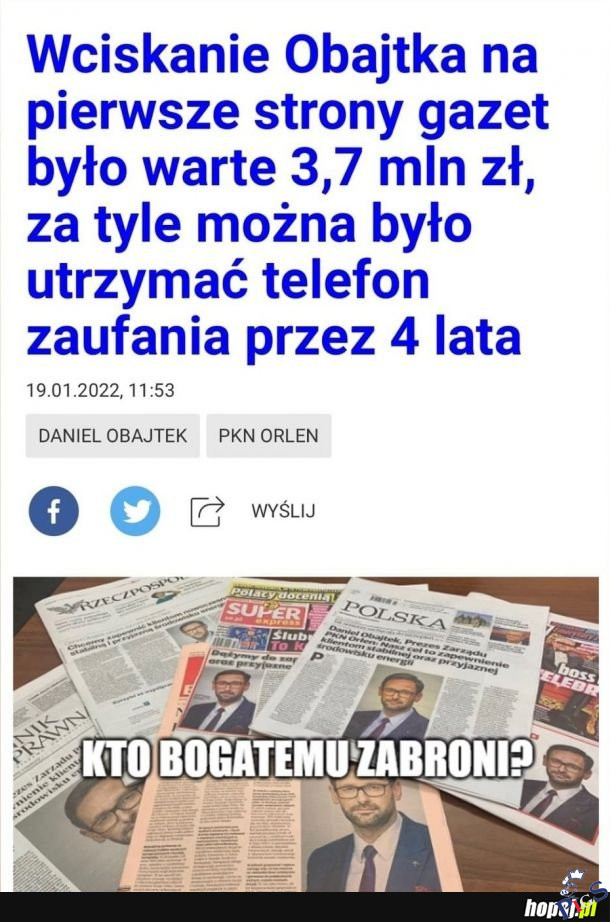 Kto bogatemu zabroni?