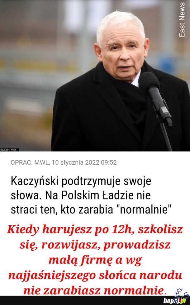Najjaśniejsze słońce narodu wie najlepiej