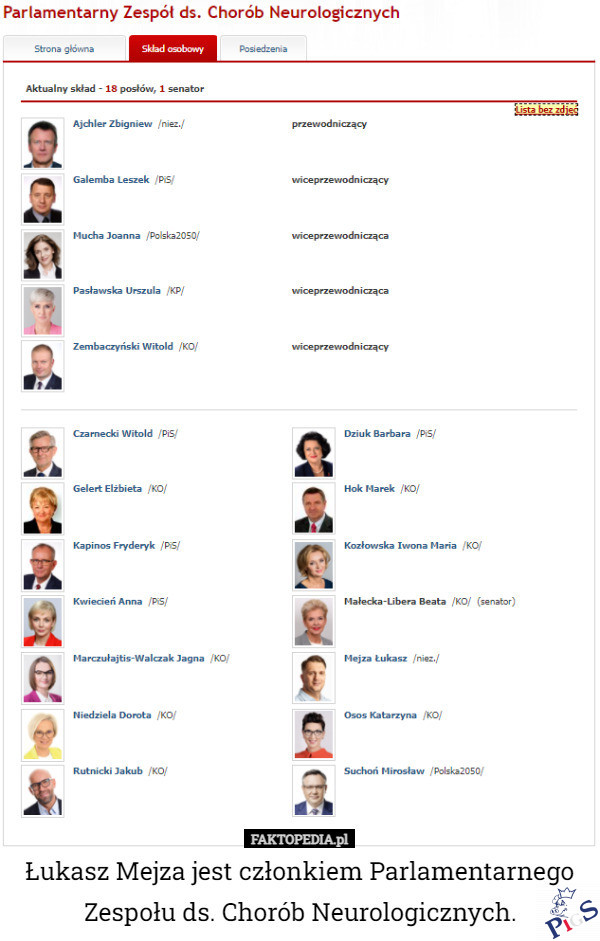 Parlamentarny Zespół ds. Chorób Neurologicznych