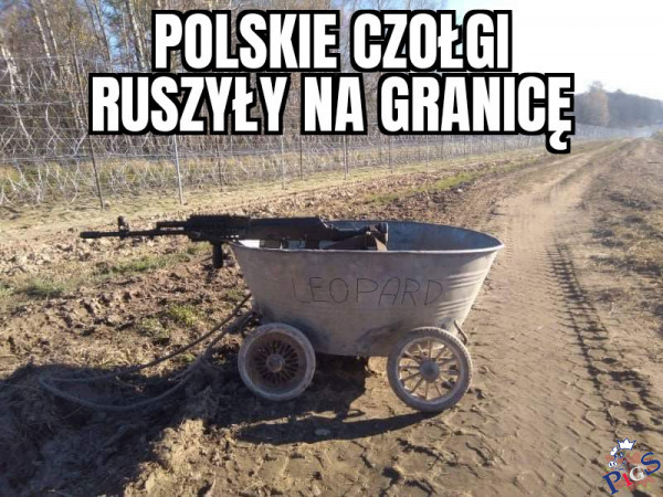 Polski czołgi ruszyły na granicę