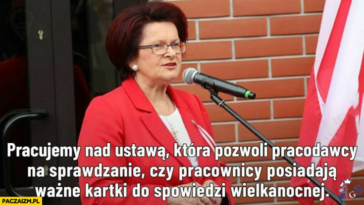 Pracujemy nad ustawą