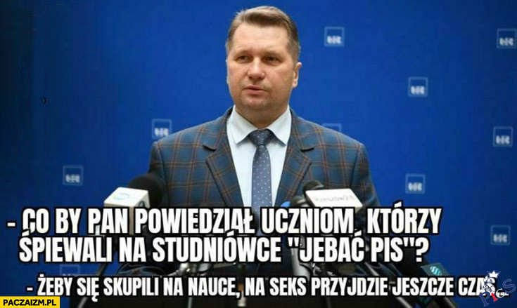 Riposta ministra Czarnka