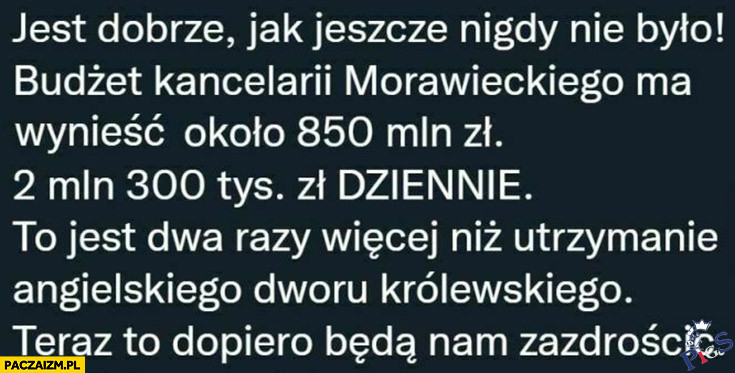 Teraz to dopiero będą nam zazdrościć