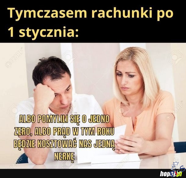 Tymczasem rachunki po 1 stycznia 2022
