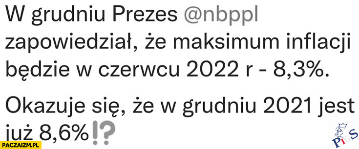 W czerwcu to chyba piąta fala inflacji będzie