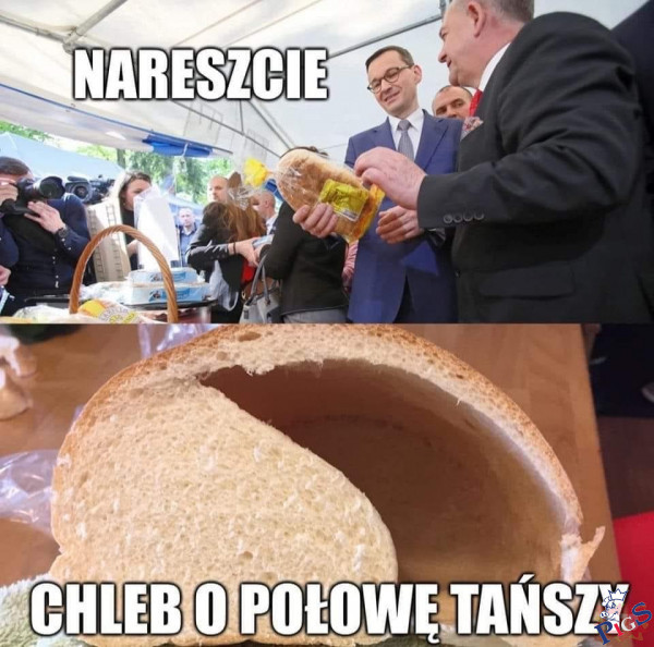 Chleb o połowę tańszy
