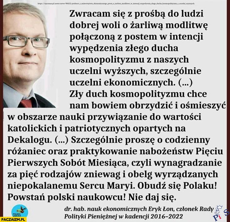 Eryk Łon – ten człowiek na prawdę ma tytuł naukowy?