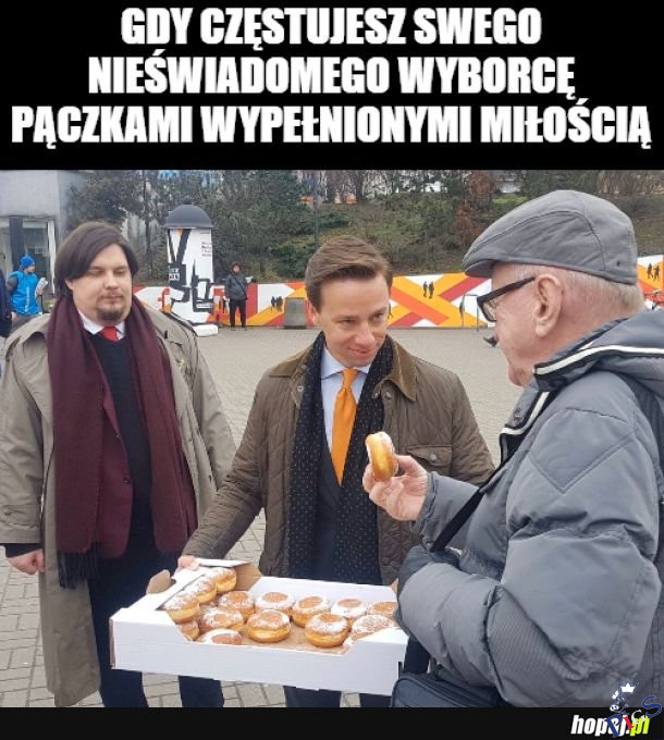 Gdy częstuesz swojego nieświadomego wyborcę
