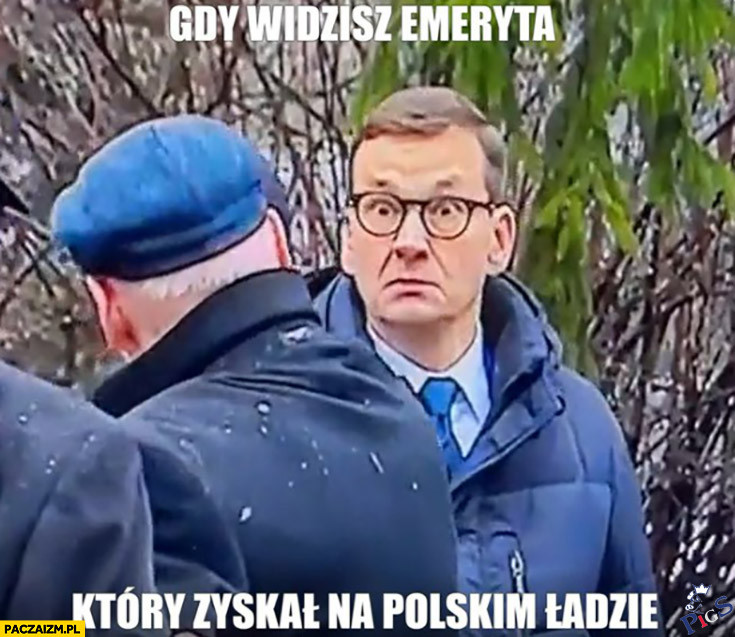 Gdy widzisz emeryta, który zyskał na Polskim Ładzie