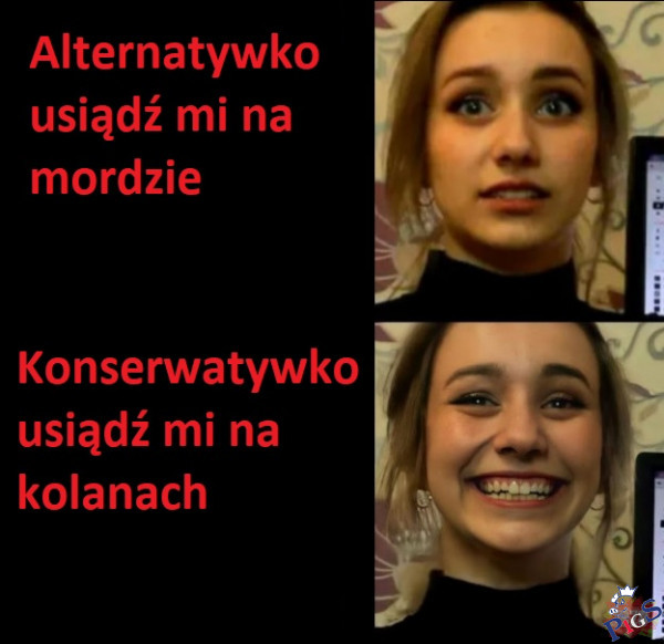 Lepsza konserwatywka na kolanach niż alternatywka