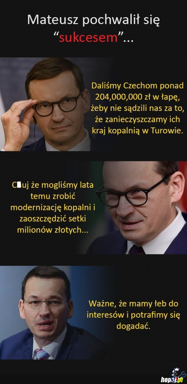 Mateusz pochwalił się sukcesem