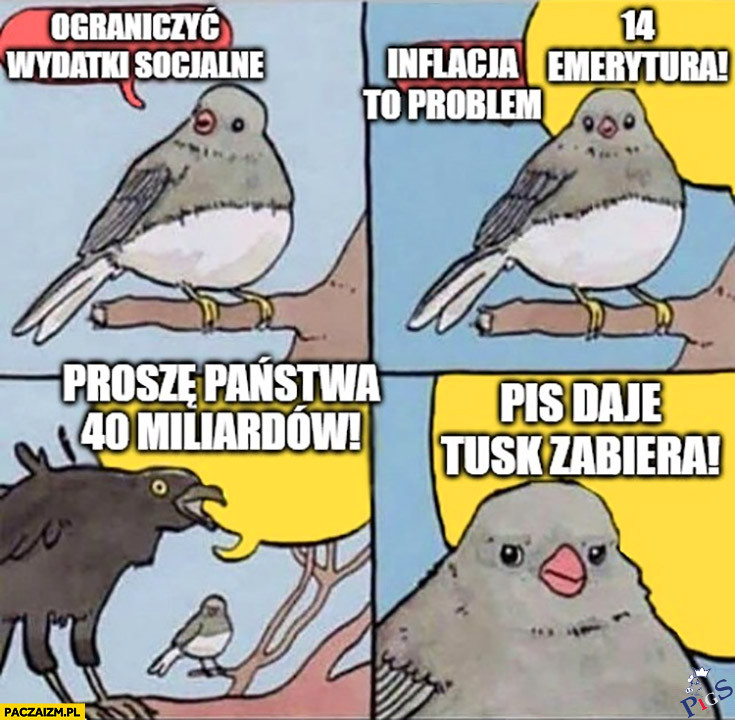 PiS daje, Tusk zabiera