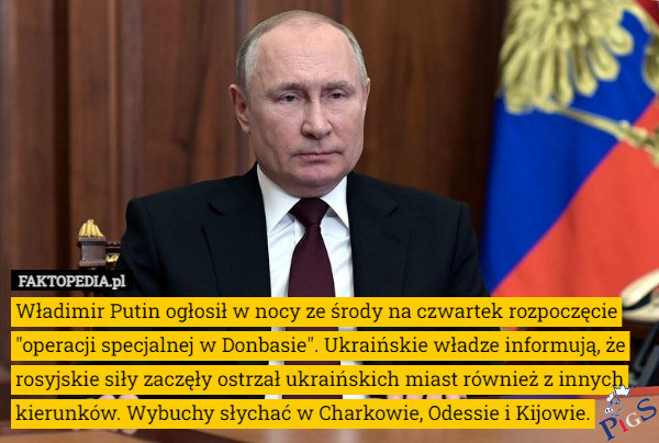 Putin udzielił pomocy militarnej republikom zagrożonym nazizmem