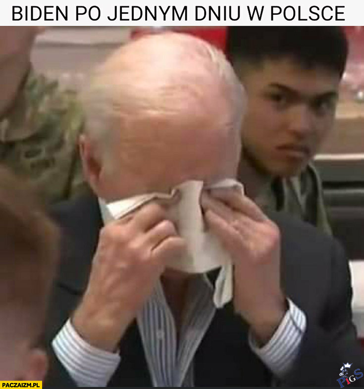 Biden po jednym dniu w Polsce