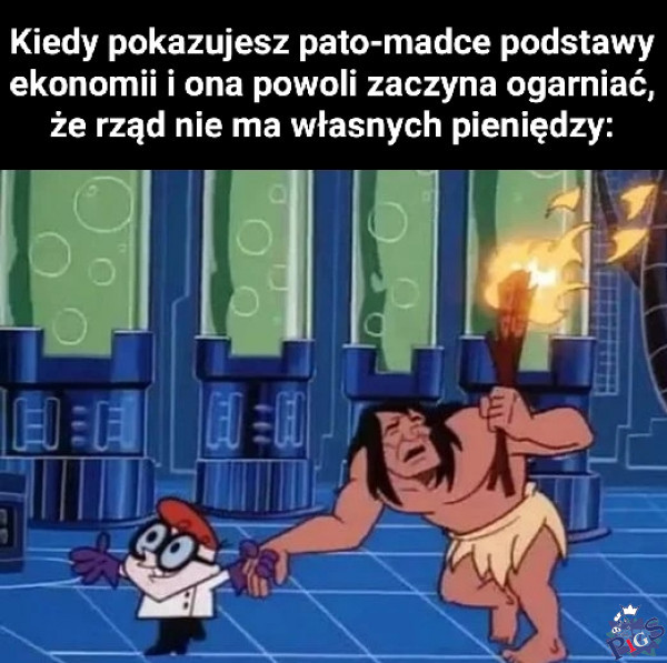 Kiedy pokazujesz pat-madce podstawy ekonomii