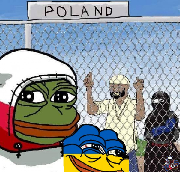 Panie muslimie, darmowe PKP i ciasteczka są dla Ukraińców, dla Pana jest gaz pieprzowy i armatka wodna