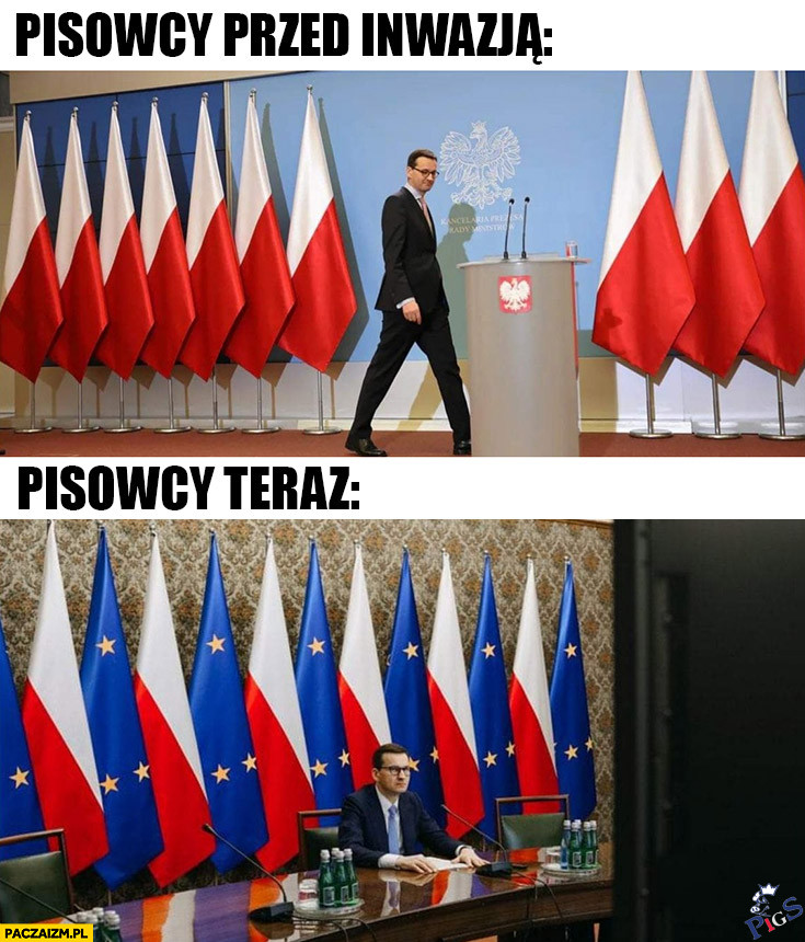 Pisowcy przed i po inwazji