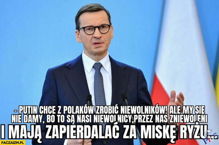Putin chce z Polaków zrobić niewolników