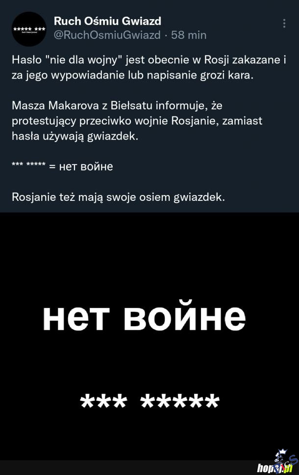 Rosjanie też mają swoje 8 gwiazdek