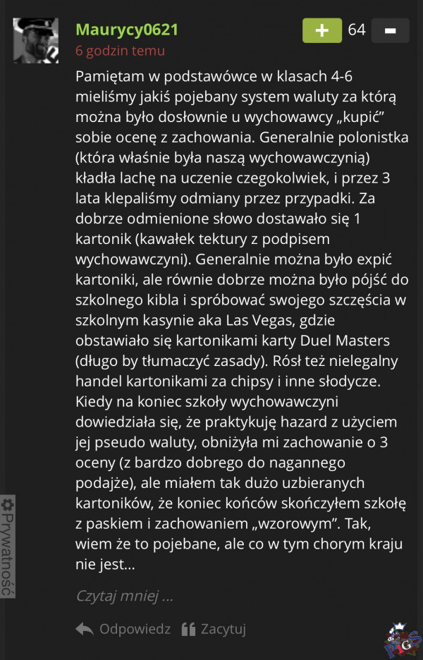 W tej szkole dorastali chyba nasi politycy