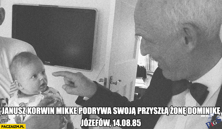 Janusz Korwin-Mikke podrywa Dominikę