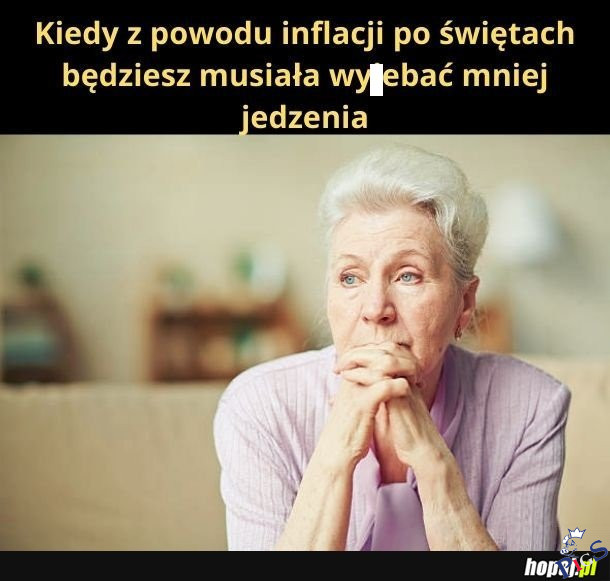 Smutny plus inflacji