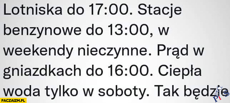 Tak, ale tylko do 17:00