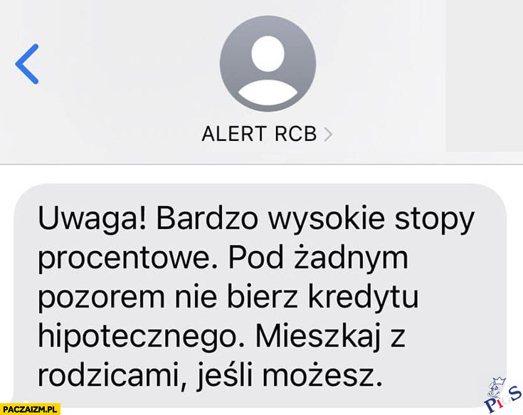 Alert RCB stópki