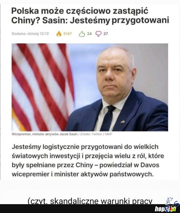 Będziecie robić za miskę ryżu w komunistycznym kraju