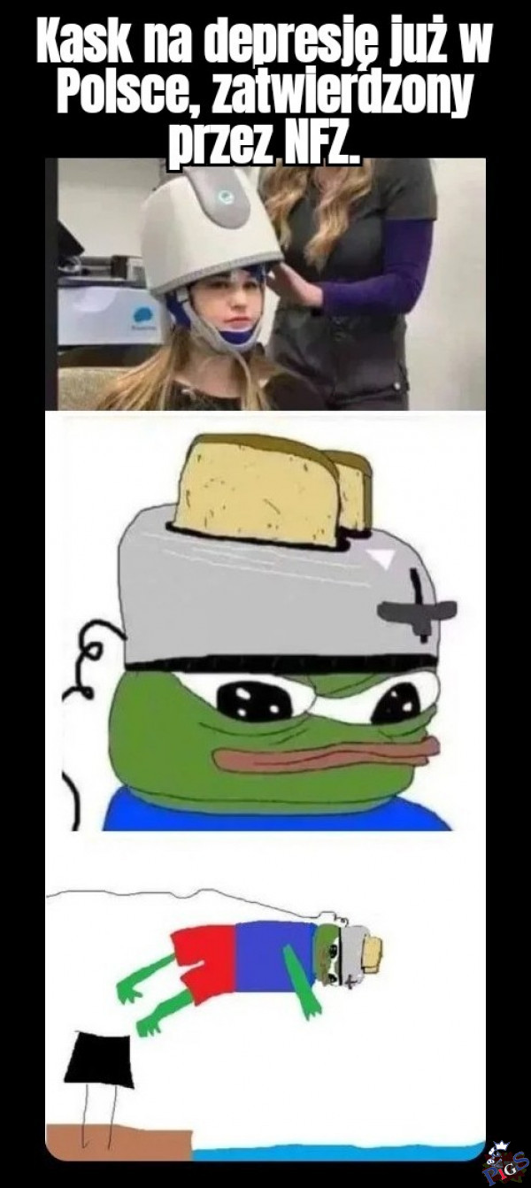 Kask na depresję, wersja polska