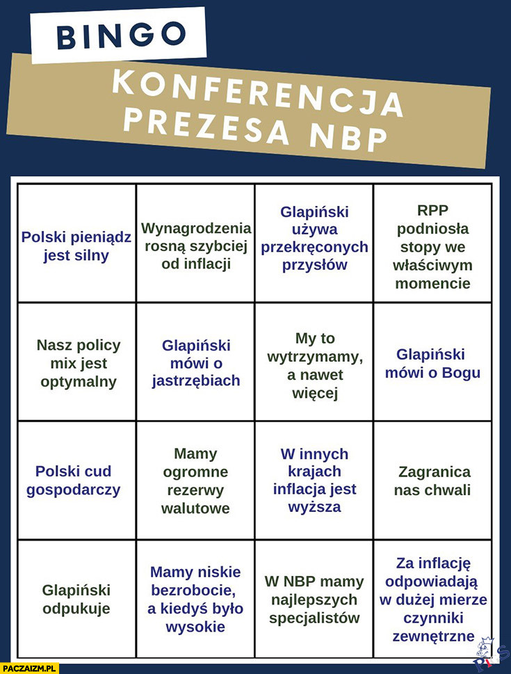 Konferencja prezesa NBP