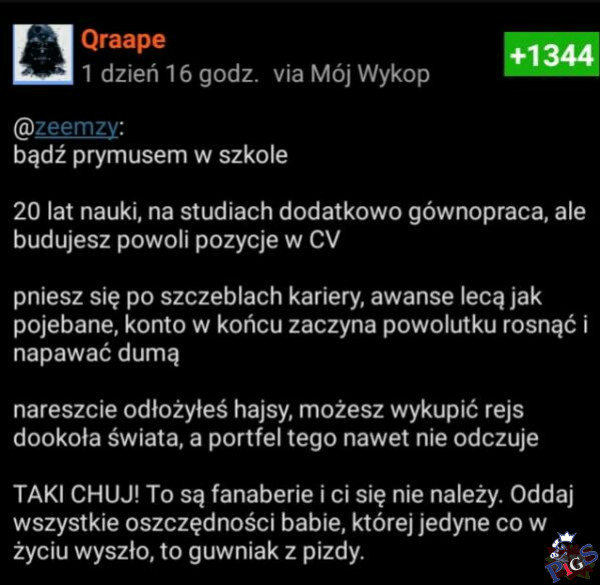 Państwo z guwna za guwnaików z pizdy nagradza